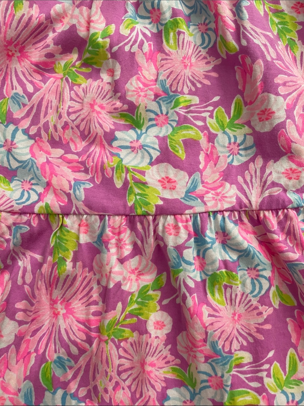 Lilly Pulitzer Bubblegum Pink Floral Tiered Mini Dress - Picture 4 of 4